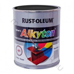 Alkyton fémfesték fényes, fedő és korroziógátló alapozó egyben - Ezüstszürke RAL 7001