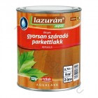 Lazurán Aqua Beltéri parkettalakk, gyorsan száradó magasfényű - Színtelen / 0.75 liter