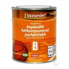 Lazurán kétkomponensű kopásálló parkettlakk magasfényű B (Prolux) - Színtelen / 1 liter