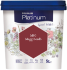 Polifarbe Platinum egyrétegű beltéri színes diszperziós falfesték - M80 Meggybordó / 5 liter