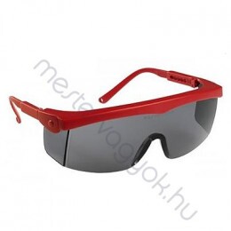 Védőszemüveg Pivolux 60321, piros keret színezett lencsével