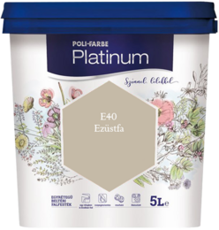 Polifarbe Platinum egyrétegű beltéri színes diszperziós falfesték - E40 Ezüstfa