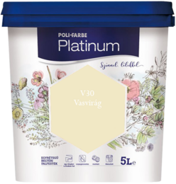 Polifarbe Platinum egyrétegű beltéri színes diszperziós falfesték - V30 Vasvirág