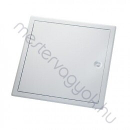 Szerelőnyílás fehér acél lemezből (revíziós ajtó), gipszkarton szerkezetekbe - Fehér