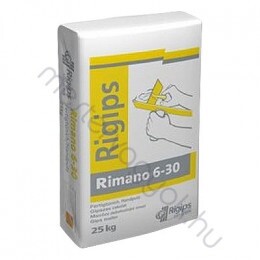 Rigips Rimano 6-30 gipszes vastagvakolat és glett - Törtfehér