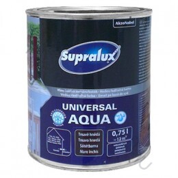 Supralux Universal Aqua selyemfényű vizes bázisú zománcfesték fedő és korróziógátló alapozó egyben - Kék RAL 5010