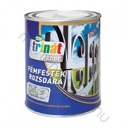 Trinát Decor kalapácslakk fémfesték rozsdára alapozó és fedőfesték egyben - Kalapácslakk fekete