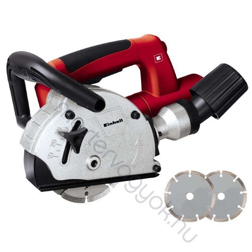 Einhell TH-MA 1300 Falhoronymaró lágy indítással +koffer 125mm-es vágótárcsával, vágás mélység 8-30mm szélesség 8-26mm 1320W/220V - 1 db