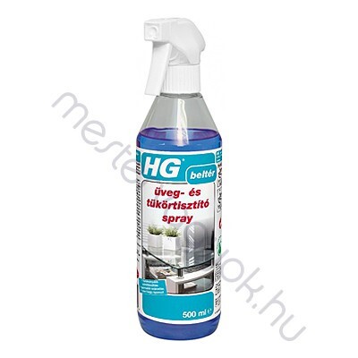 HG Üveg- és tükörtisztító spray - 0.5 liter
