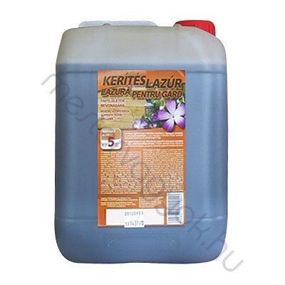 Polifarbe Kerítéslazúr fafelületek bevonására - Cseresznye / 5 liter