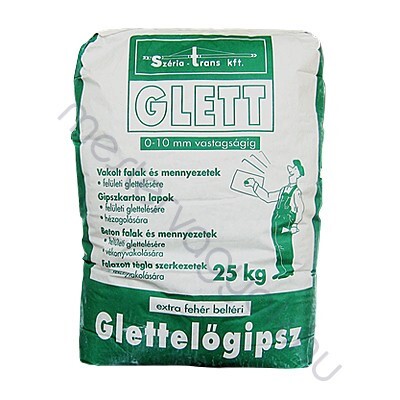 Szériaglett glettelőgipsz - Extra Fehér / 5 kg